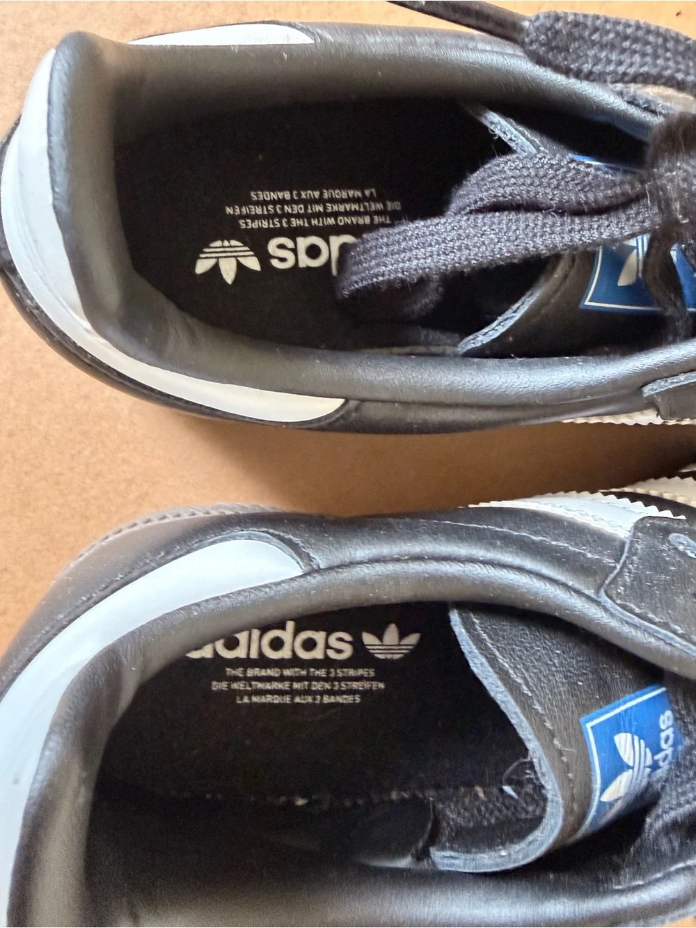 adidas Samba Classic Sneakers - Black with White Stripes - Picture 5 of 5